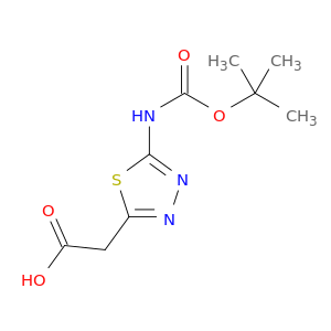 2-[2-(BOC-Amino)-1,3,4-thiadiazol-5-yl]acetic acid