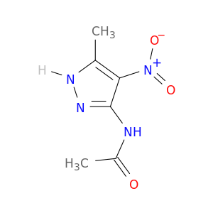 N-(5-甲基-4-硝基-1H-吡唑-3-基)乙酰胺