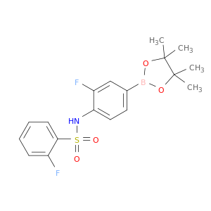 3-氟-4-(2-氟苯基磺酰氨基)苯基硼酸频那醇酯