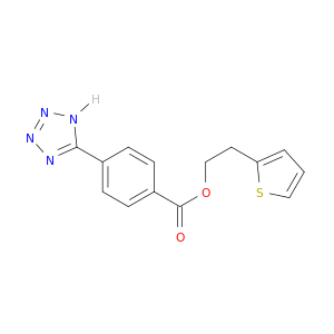 Benzoic acid, 4-(1H-tetrazol-5-yl)-, 2-(2-thienyl)ethyl ester
