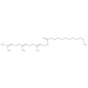 Dodecanoic acid, 3,7,11-trimethyl-2,6,10-dodecatrienyl ester