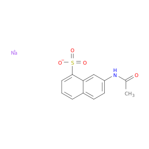1-萘磺酸,7-(乙酰氨基)-,钠盐(1：1)