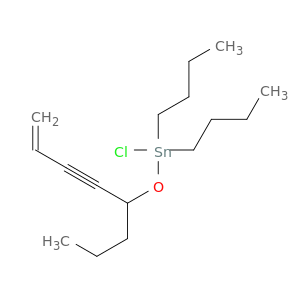 Stannane, dibutylchloro[(1-propyl-4-penten-2-ynyl)oxy]-