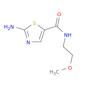 2-氨基-N-(2-甲氧基乙基)噻唑-5-甲酰胺