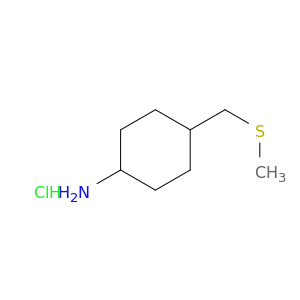 4-[(Methylsulfanyl)methyl]cyclohexan-1-amine hydrochloride