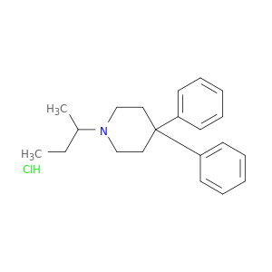 1-(butan-2-yl)-4,4-diphenylpiperidine hydrochloride(1:1)