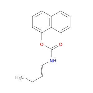 Carbamic acid, 1-butenyl-, 1-naphthalenyl ester