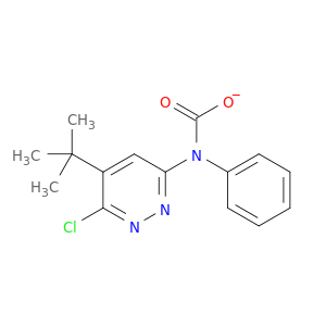 Carbamic acid,[6-chloro-5-(1,1-dimethylethyl)-3-pyridazinyl]-, phenyl ester (9CI)
