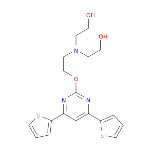 Ethanol,2,2'-[[2-[(4,6-di-2-thienyl-2-pyrimidinyl)oxy]ethyl]imino]bis-
