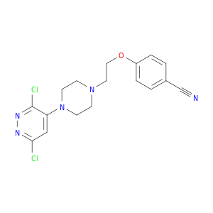 Benzonitrile, 4-[2-[4-(3,6-dichloro-4-pyridazinyl)-1-piperazinyl]ethoxy]-