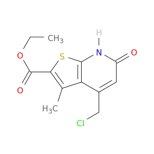 Ethyl 4-(Chloromethyl)-3-methyl-6-oxo-6H,7H-thieno[2,3-b]pyridine-2-carboxylate