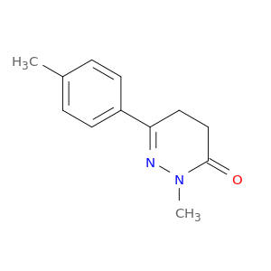 3(2H)-Pyridazinone, 4,5-dihydro-2-methyl-6-(4-methylphenyl)-