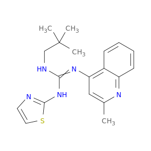 1-(2,2-DIMETHYLPROPYL)-2-(2-METHYL-4-QUINOLYL)-3-(THIAZOL-2-YL)GUANIDINE