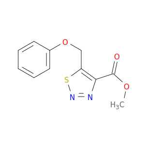 1,2,3-Thiadiazole-4-carboxylicacid, 5-(phenoxymethyl)-, methyl ester