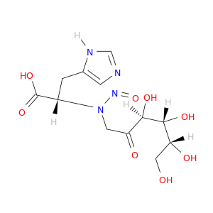 1-{[(1s)-1-carboxy-2-(1h-imidazol-5-yl)ethyl](nitroso)amino}-1-deoxy-d-fructose