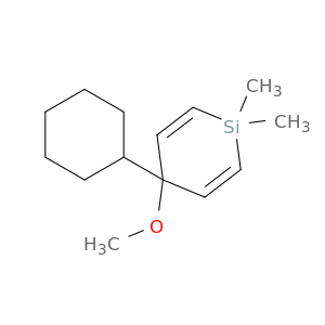Silacyclohexa-2,5-diene, 4-cyclohexyl-4-methoxy-1,1-dimethyl-
