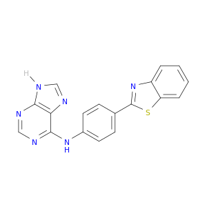9H-Purin-6-amine, N-[4-(2-benzothiazolyl)phenyl]-