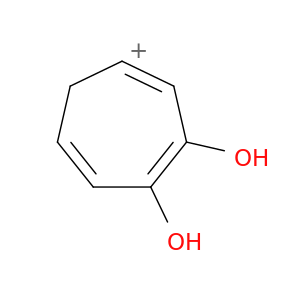 1,3,5-Cycloheptatrien-1-ylium, 3,4-dihydroxy-