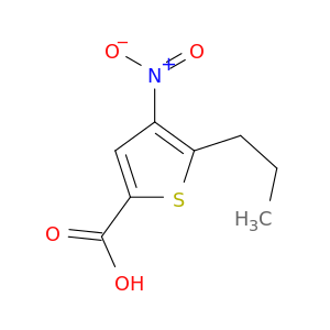 2-Thiophenecarboxylic acid, 4-nitro-5-propyl-