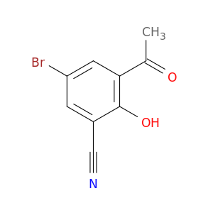 3-乙酰基-5-溴-2-羟基苯甲腈