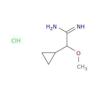 2-Cyclopropyl-2-methoxyethanimidamide hydrochloride