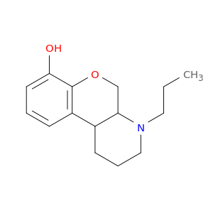 1,3,4,4a,5,10b-Hexahydro-4-propyl-2H-benzopyrano(3,4-b)-pyridin-7-ol