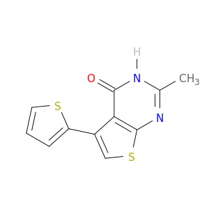2-甲基-5-(2-噻吩基)Thieno[2,3-D]嘧啶-4(1H)-ONE