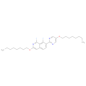 Isoquinoline, 1,8-difluoro-3-(octyloxy)-7-[5-(octyloxy)-2-pyrimidinyl]-