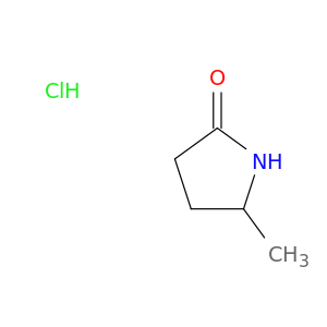 2-Pyrrolidinone, 5-methyl-, hydrochloride