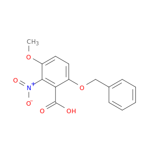 Benzoic acid, 3-methoxy-2-nitro-6-(phenylmethoxy)-