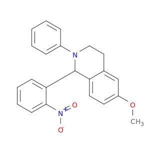 6-METHOXY-1-(2-NITROPHENYL)-2-PHENYL-1,2,3,4-TETRAHYDROISOQUINOLINE