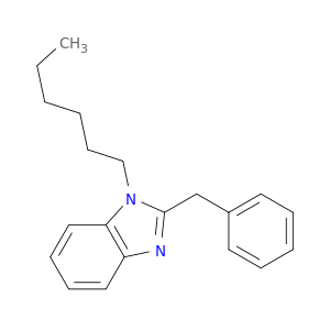1H-Benzimidazole, 1-hexyl-2-(phenylmethyl)-