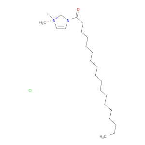 1H-Imidazolium, 1-methyl-3-(1-oxooctadecyl)-, chloride