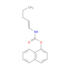 Carbamic acid, 1-pentenyl-, 1-naphthalenyl ester