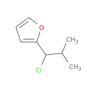 Furan, 2-(1-chloro-2-methylpropyl)-