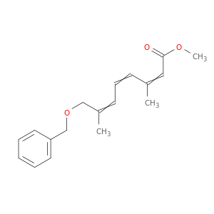 2,4,6-Octatrienoic acid, 3,7-dimethyl-8-(phenylmethoxy)-, methyl ester