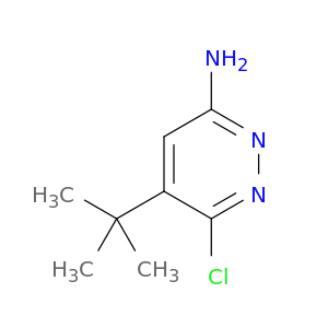 3-Pyridazinamine,6-chloro-5-(1,1-dimethylethyl)-
