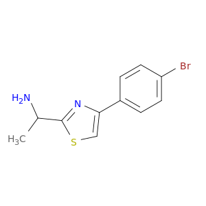 1-[4-(4-Bromophenyl)-1,3-thiazol-2-yl]ethan-1-amine