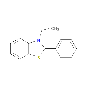Benzothiazole, 3-ethyl-2,3-dihydro-2-phenyl-
