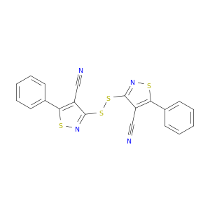 4-Isothiazolecarbonitrile, 3,3'-dithiobis[5-phenyl-