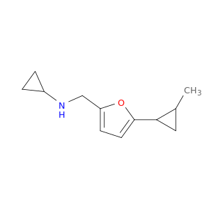 N-{[5-(2-methylcyclopropyl)furan-2-yl]methyl}cyclopropanamine
