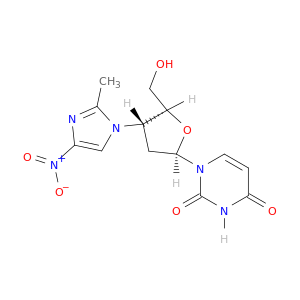 2',3'-DIDEOXY-3'-(2-METHYL-4-NITRO-1H-IMIDAZOL-1-YL)URIDINE