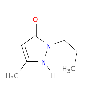 3H-Pyrazol-3-one, 1,2-dihydro-5-methyl-2-propyl-