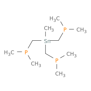 Phosphine, [(methylstannylidyne)tris(methylene)]tris[dimethyl-