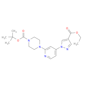 4-(4-(4-(乙氧基羰基)-1H-吡唑-1-基)吡啶-2-基)哌嗪-1-羧酸叔丁酯