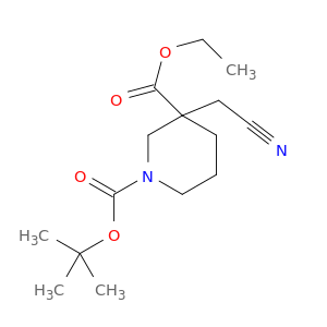 1-tert-Butyl 3-ethyl 3-(cyanomethyl)piperidine-1,3-dicarboxylate