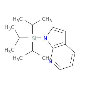 1-[Tris(1-甲基乙基)甲硅烷基]-1H-Pyrrolo[2,3-B]吡啶