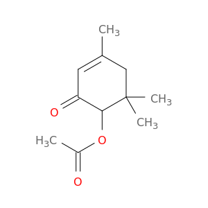 4,6,6-trimethyl-2-oxocyclohex-3-en-1-yl acetate