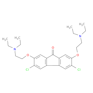 9H-Fluoren-9-one, 3,6-dichloro-2,7-bis[2-(diethylamino)ethoxy]-