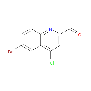 6-Bromo-4-chloroquinoline-2-carboxaldehyde